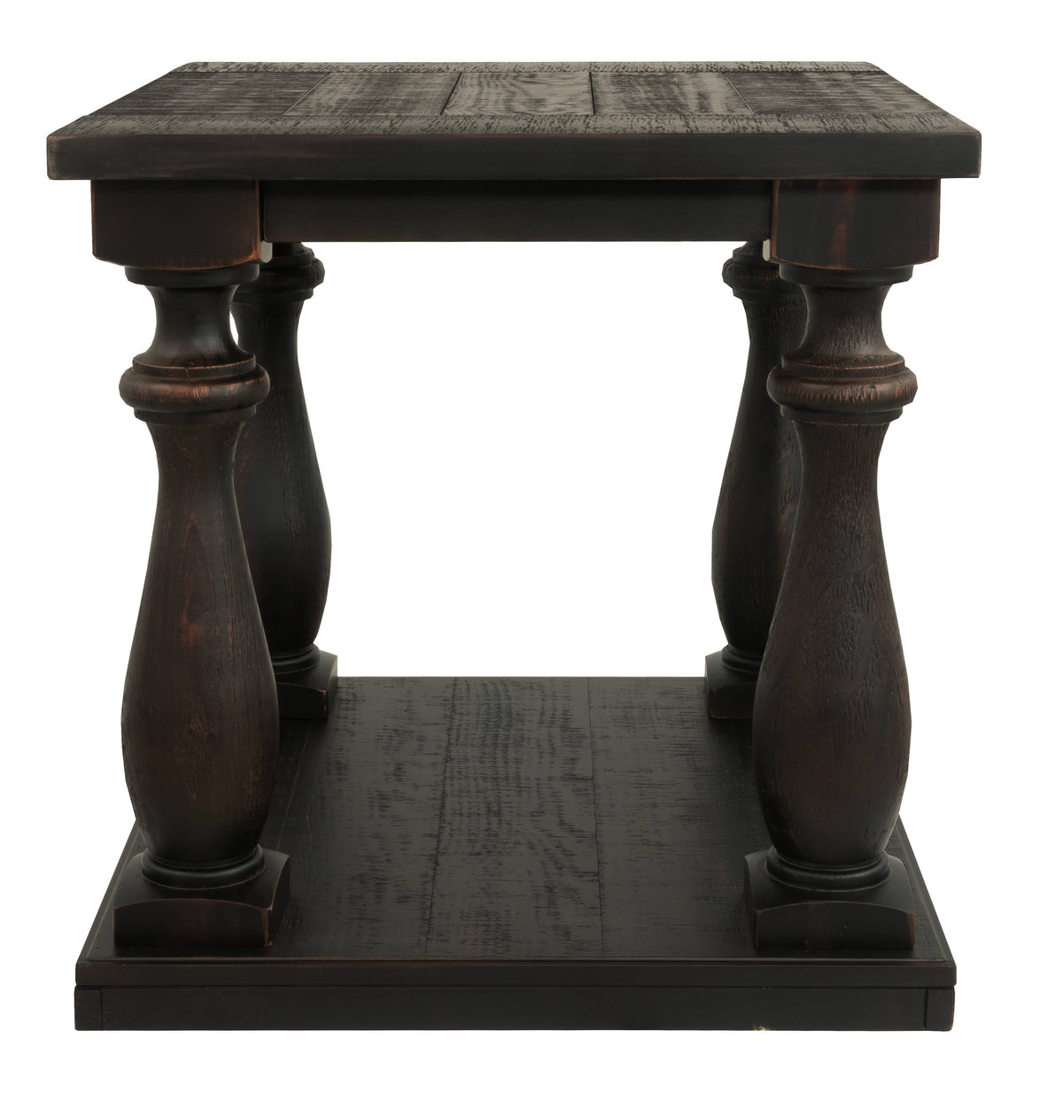 Black Rectangular End Table X2822