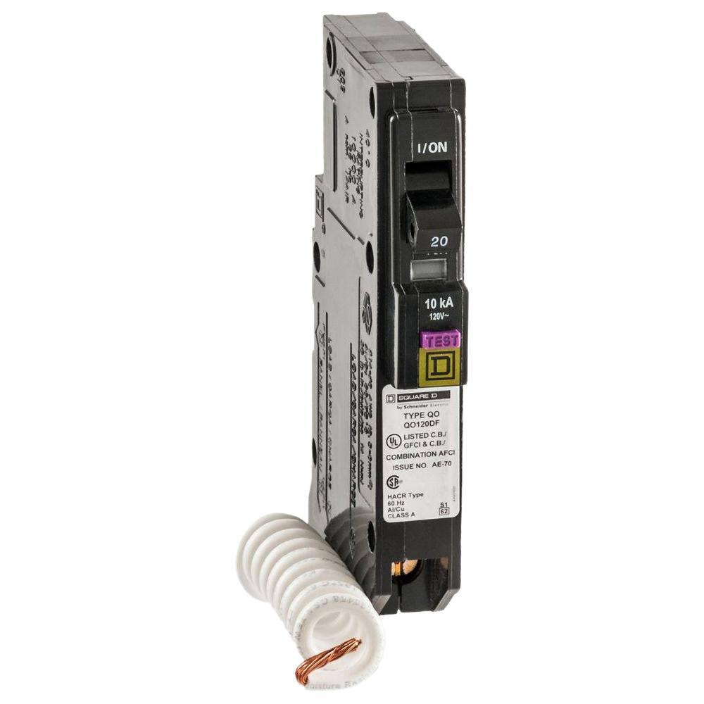 20 Amp Single-Pole Dual Function Circuit Breaker (4-Pack) W751