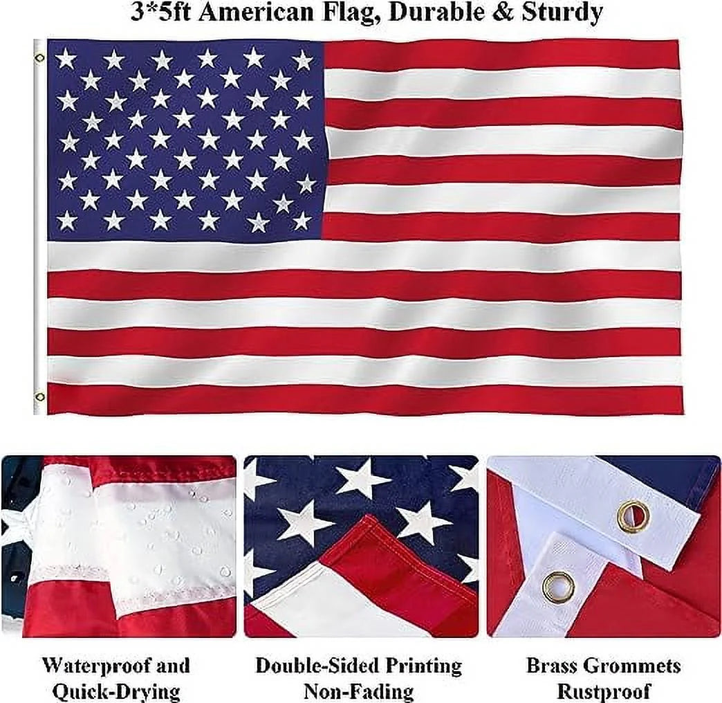 Black Wall Mount Flag Pole Kit B262416