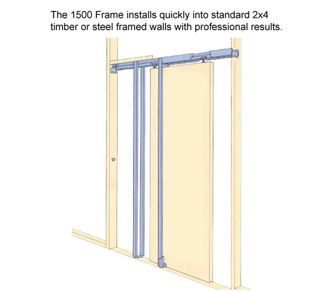 Sliding French Double Pocket Doors 48 x 96 inches Natural Veneer Frosted Glass Solid Wood Interior Doors F481723