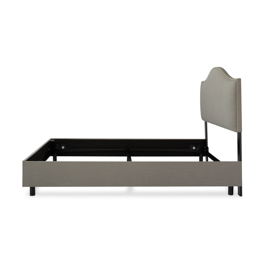 Linen Grey Nail Button Bed K827799