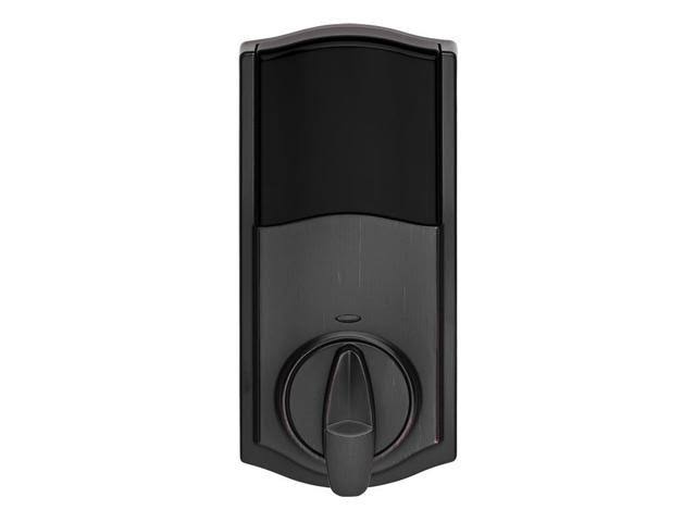 Venetian Bronze SmartKey Deadbolt with Passage Lever H261880