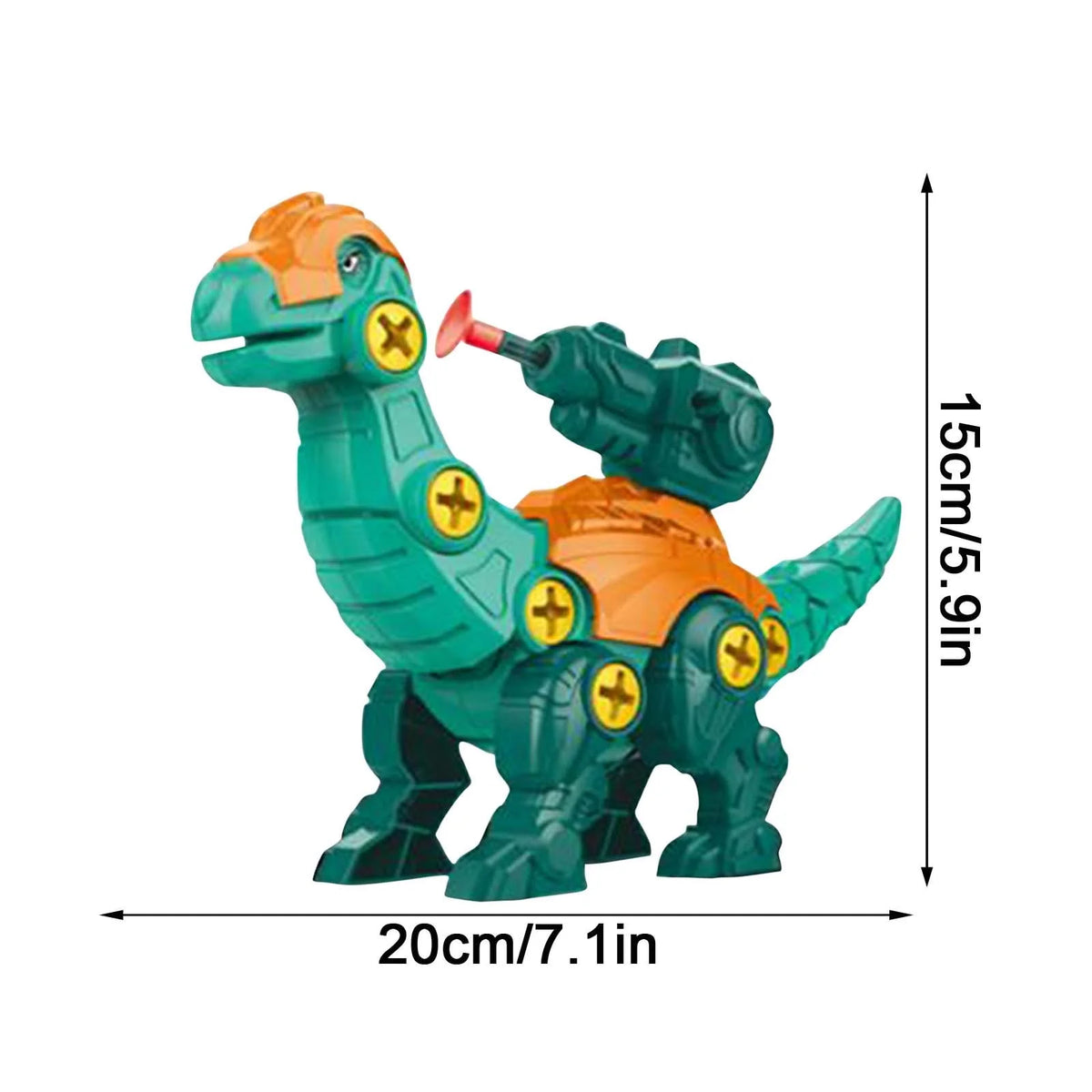 Large Disassembling Dinosaur Building Block Assembly Suit with Transmitter H248809
