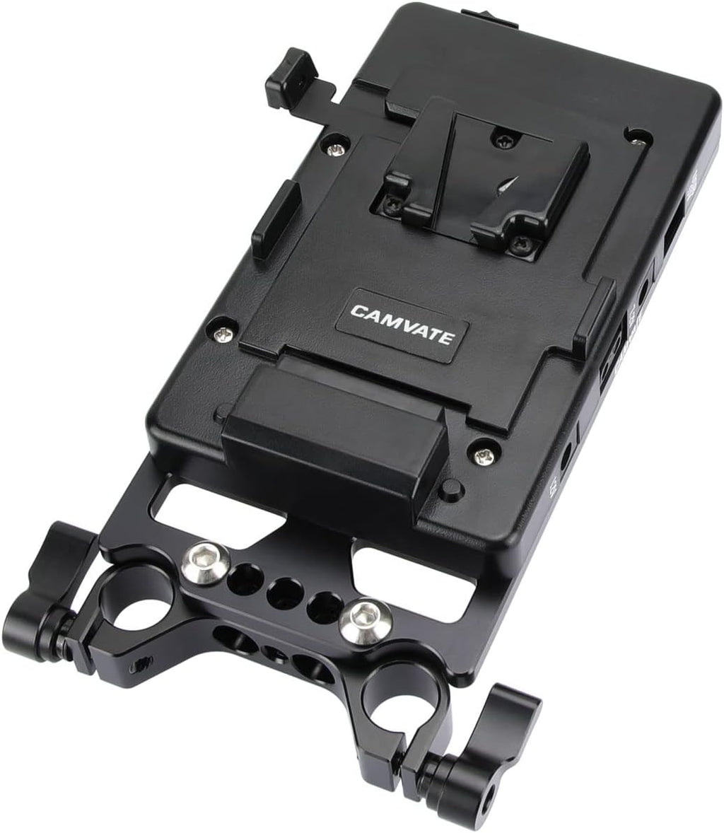 V Lock Mounting Plate Power Supply Splitter with 15mm Rod Clamp A579810