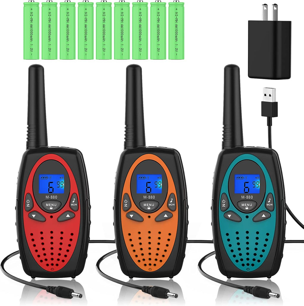 Rechargeable Walkie Talkie Two Way Radio, Pack of 2 O446