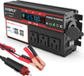 Power Inverter 1000W DC 12V to 110V AC Converter with LCD Display V849