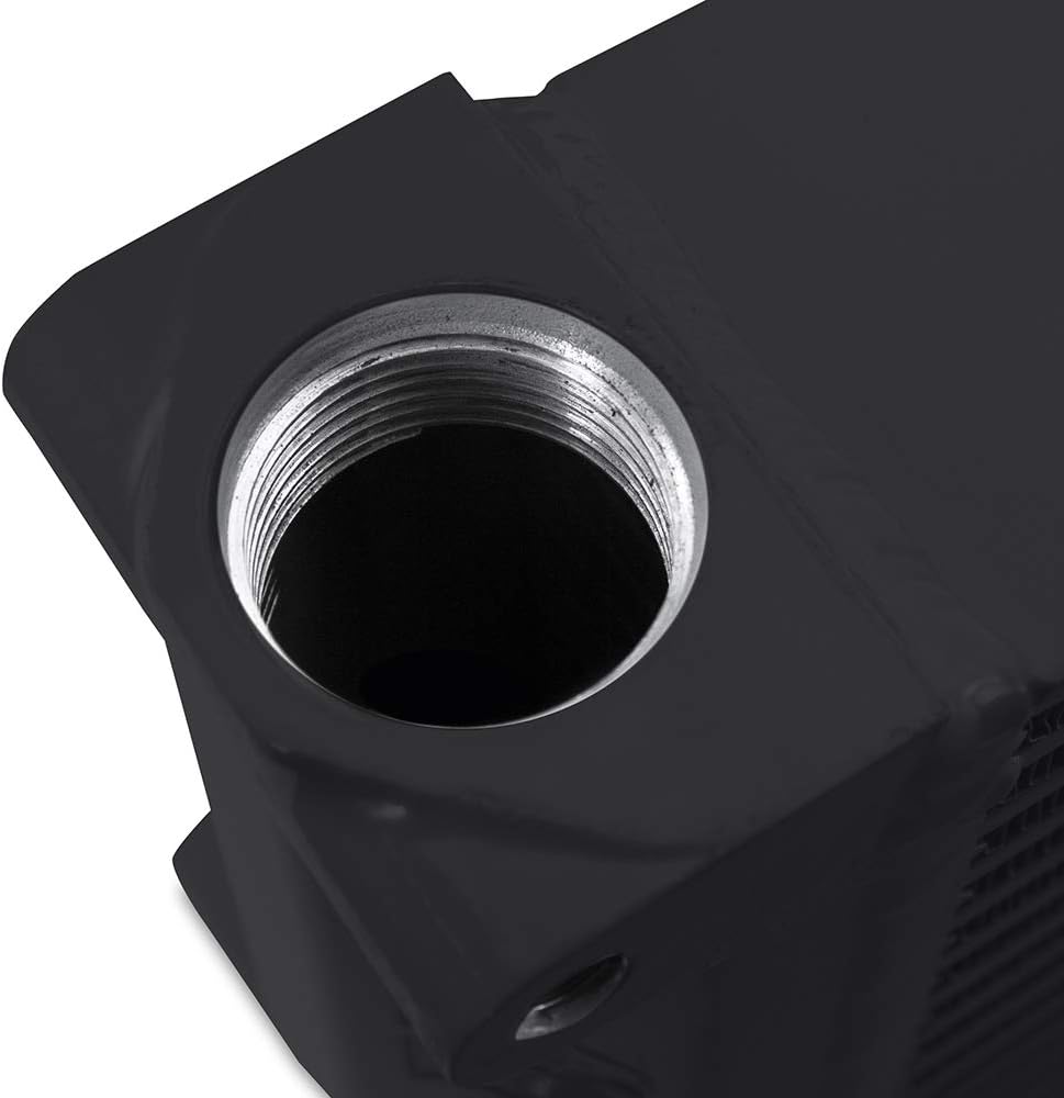 10" Core Bar-and-Plate Oil Cooler, Black I926