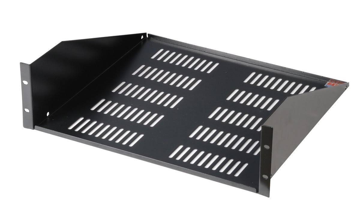 Vented Utility Shelf Rack with Vent Holes, White T396