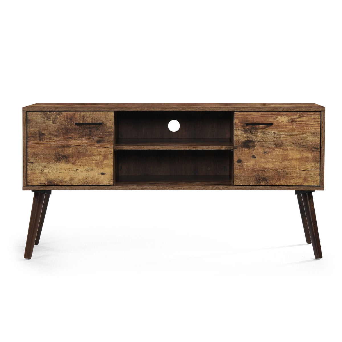Pine /Wenge Fiberboard Entertainment Center A7940