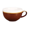 Monochrome Cinnamon Brown 12 oz Cappuccino Cup O6117