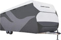 Gray/White Waterproof Travel Trailer RV Cover G5417
