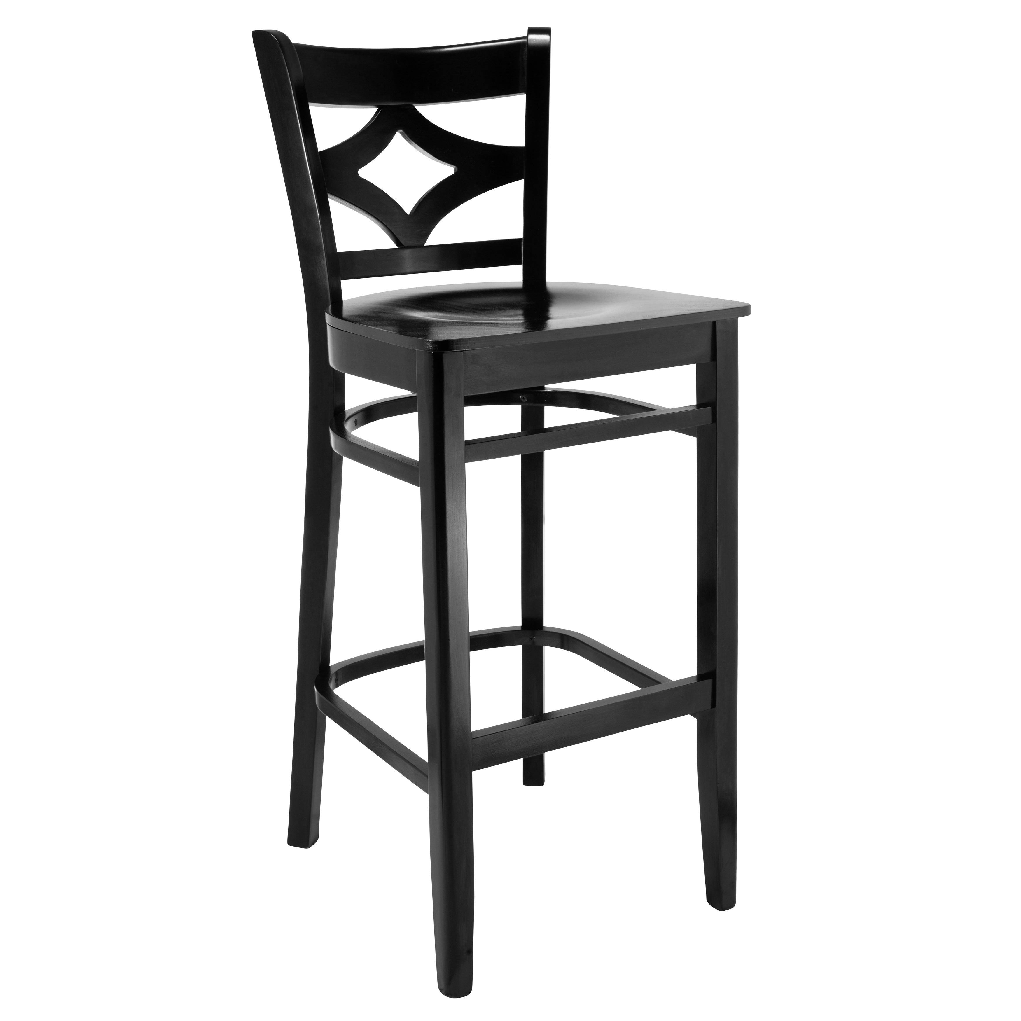 White Vertical Counter Stool G2026