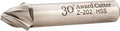1/8x22 Small End Diam 1/2x22 LOC 4-Flute High Speed Steel Tapered Square End Mill G8454