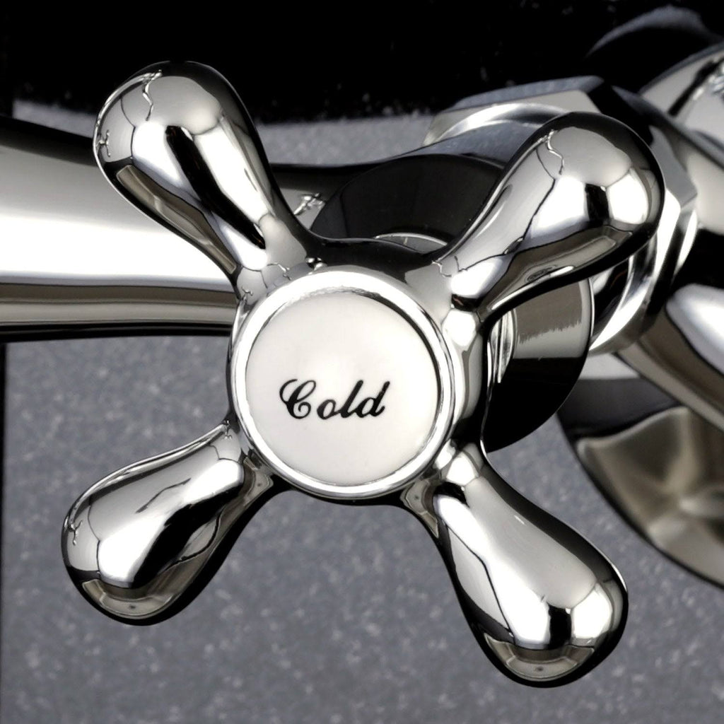 Brushed Brass Adjustable Wall Mount Kitchen Faucet Q7620