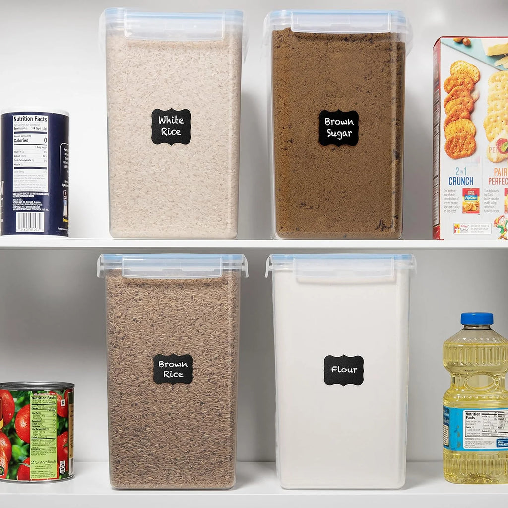 8.5L/287Oz Extra Large Airtight Food Storage Containers, 2 PACK with Lids S9290