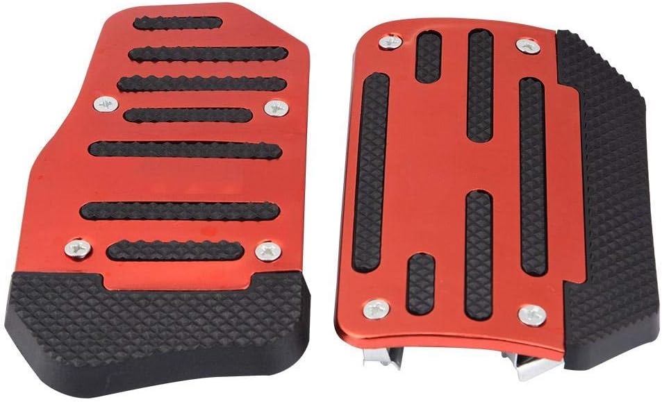Pack of 2 Alloy Nonslip Automatic Brake Pedal Cover L820
