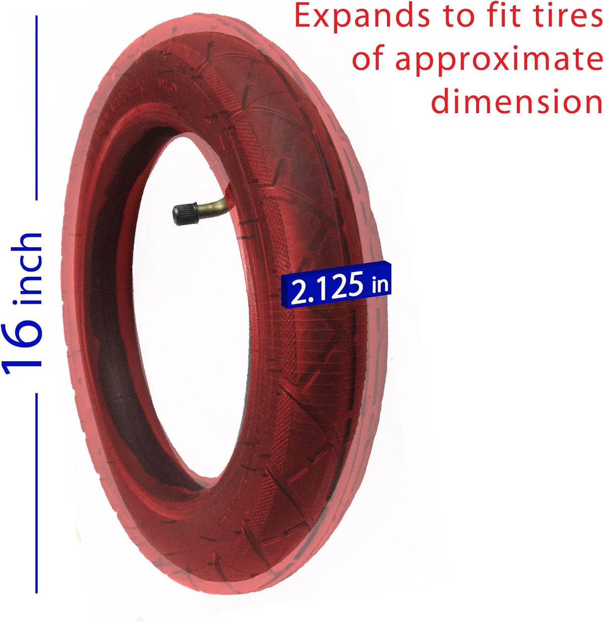 2 Pack Inner Tube & Tire Set for Bike X390778