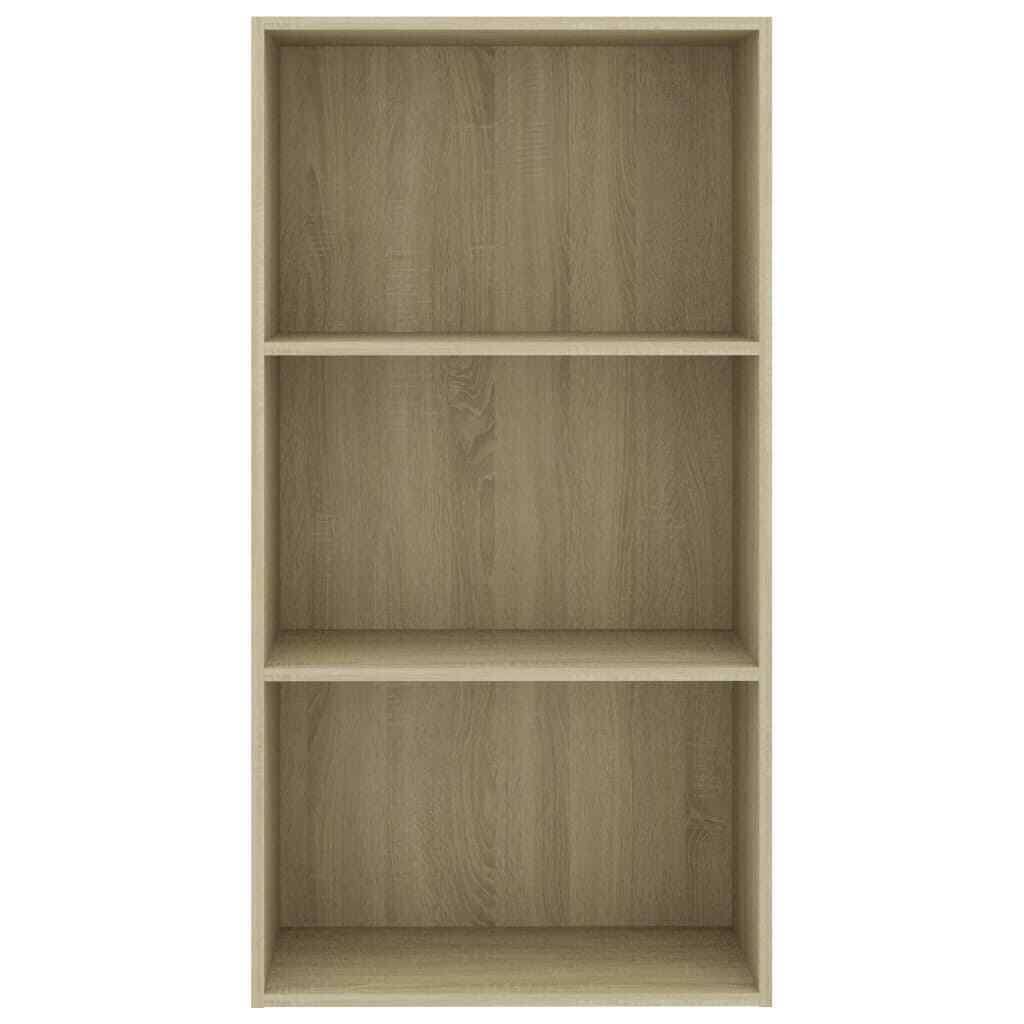 Sonoma Oak 3-Tier Book Cabinet Chipboard B370