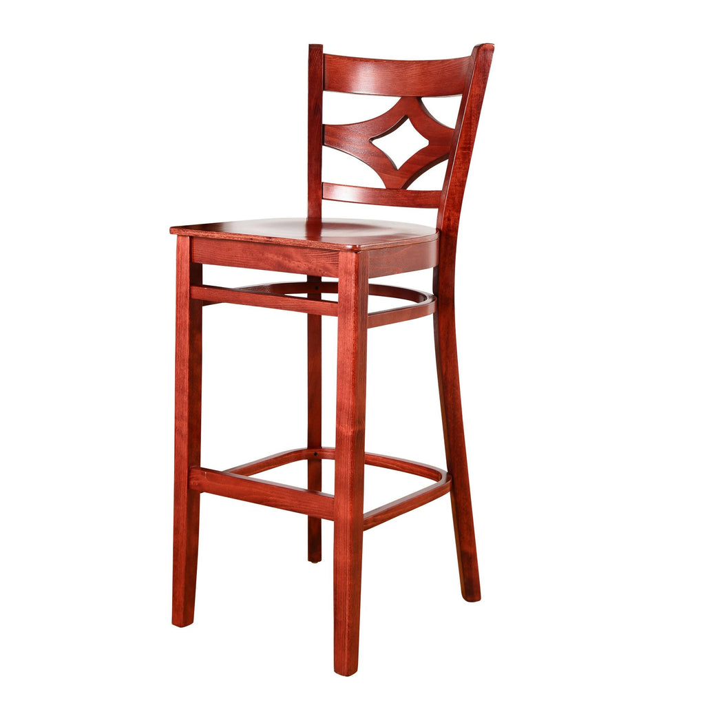 White Vertical Counter Stool G2026