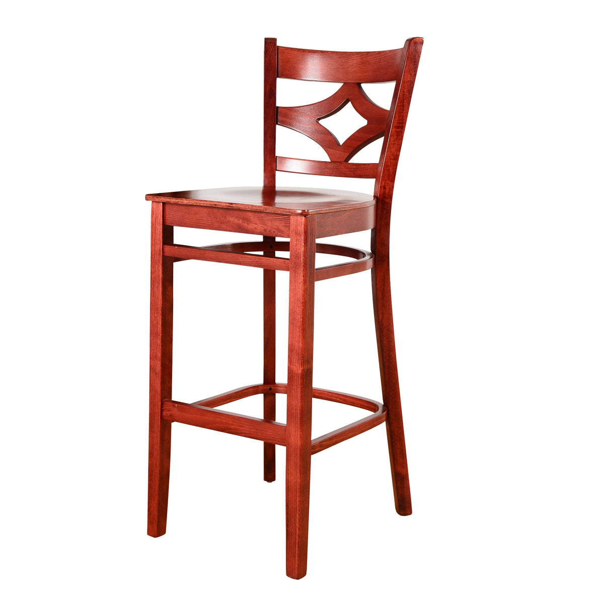 White Vertical Counter Stool G2026