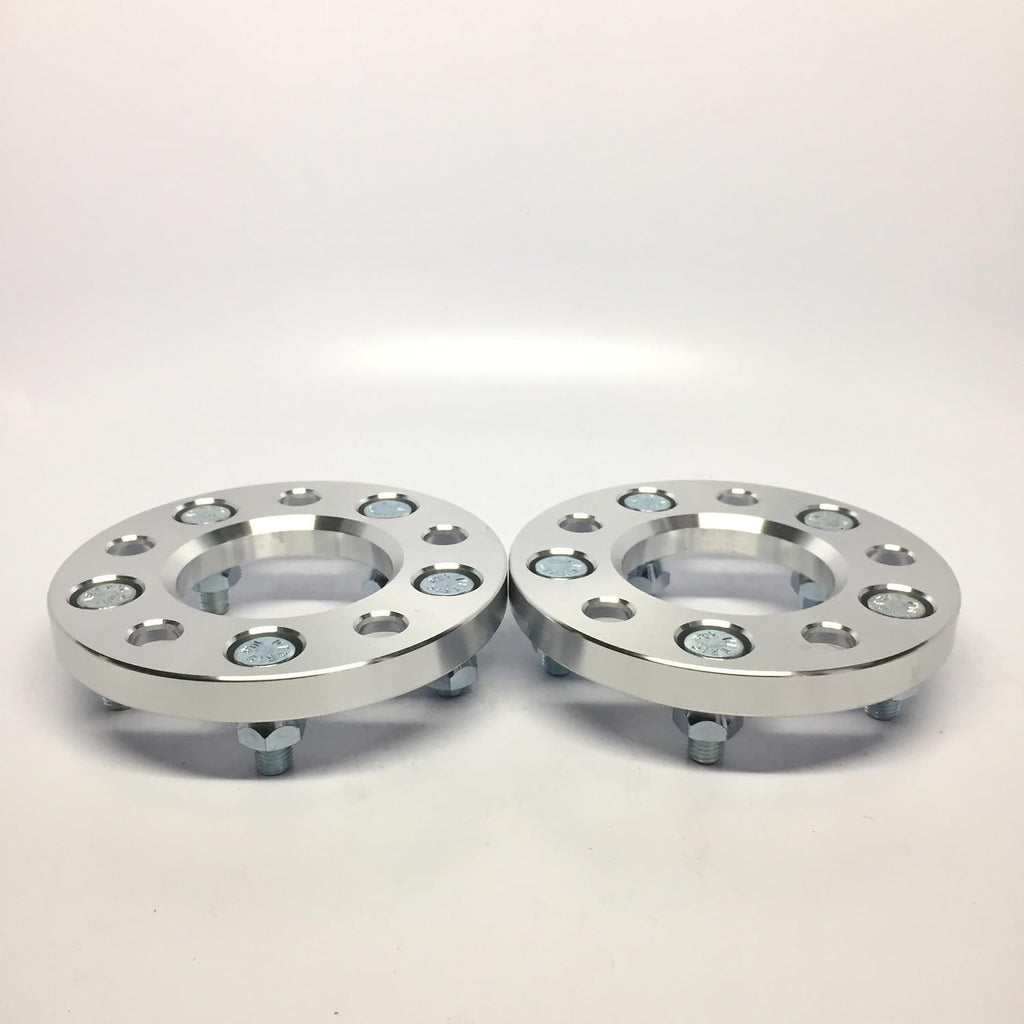 2 Pieces 15mm Wheel Adapters 5x100 Hub to 5x114.3 12x1.5 Studs 67.1mm Center Bore J508