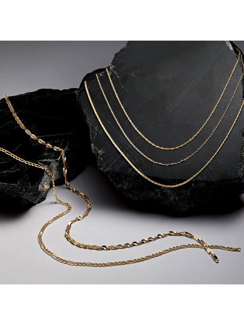 14kt Yellow Gold Bird Cage Chain Necklace, 18" A235