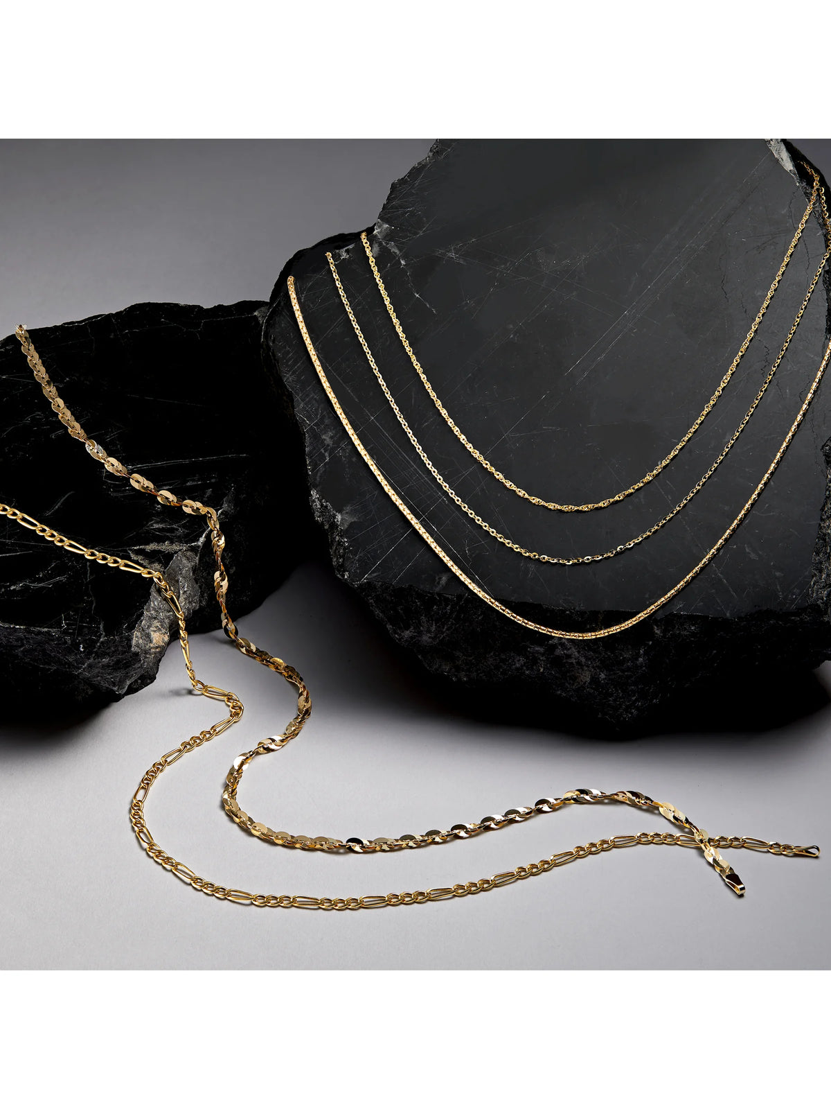 14kt Yellow Gold Bird Cage Chain Necklace, 18" A235