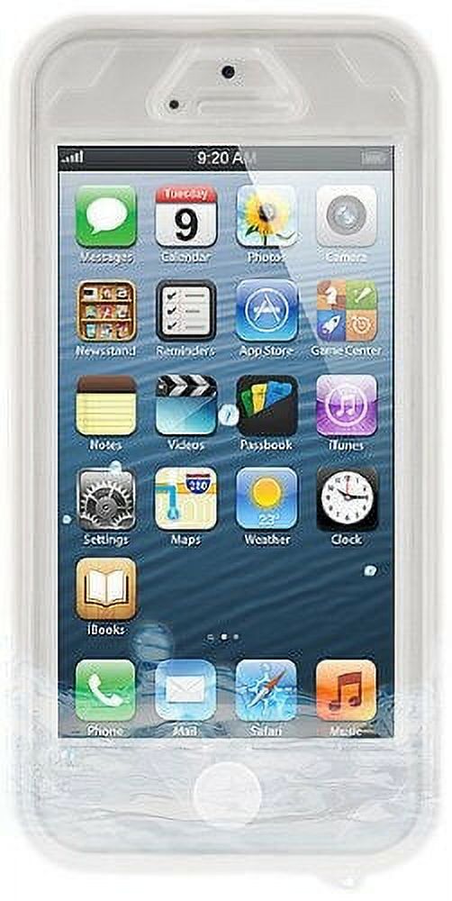 White Clear TPU Hard Case for iPhone 5 5S G653040