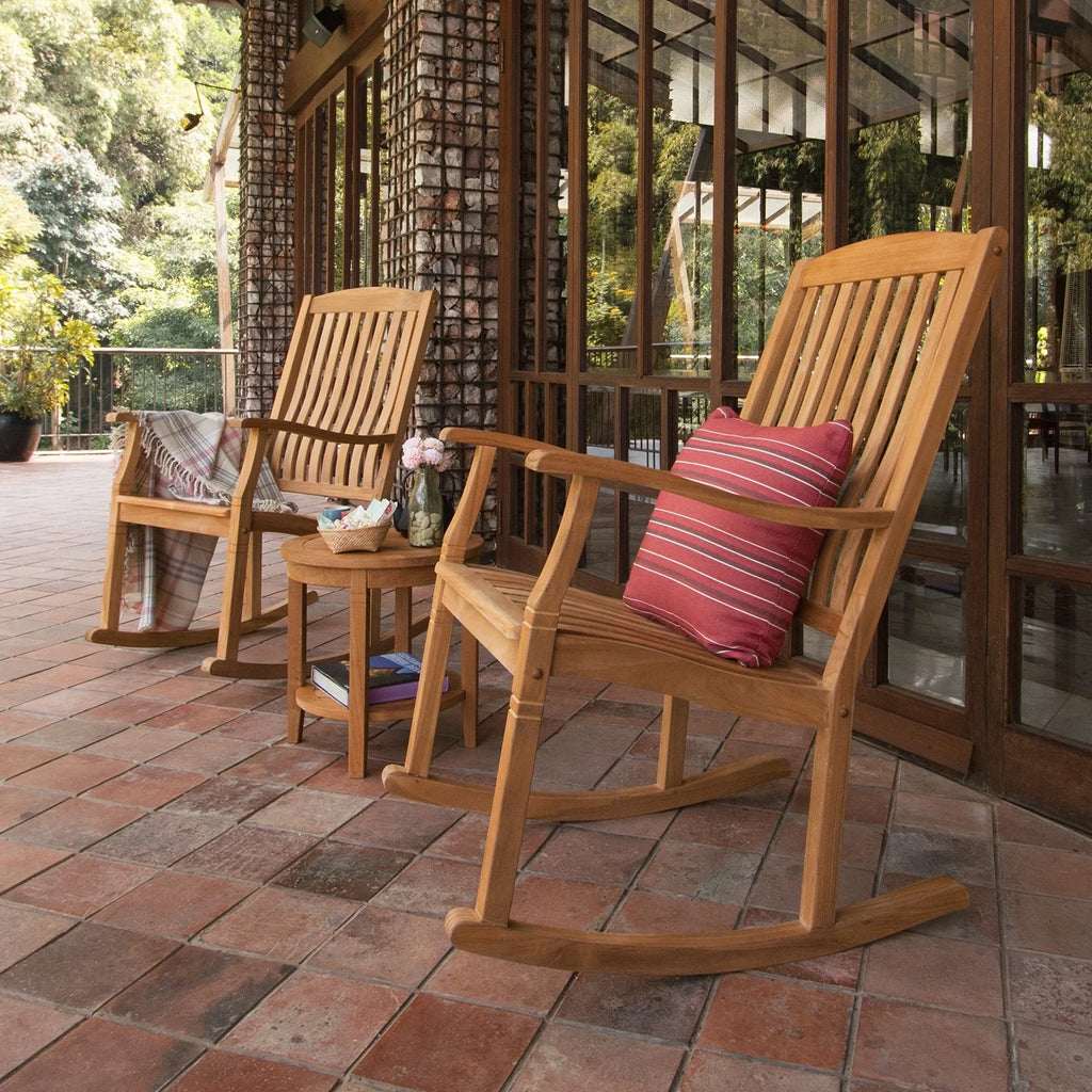 Teak Rocking Chair Set X98006
