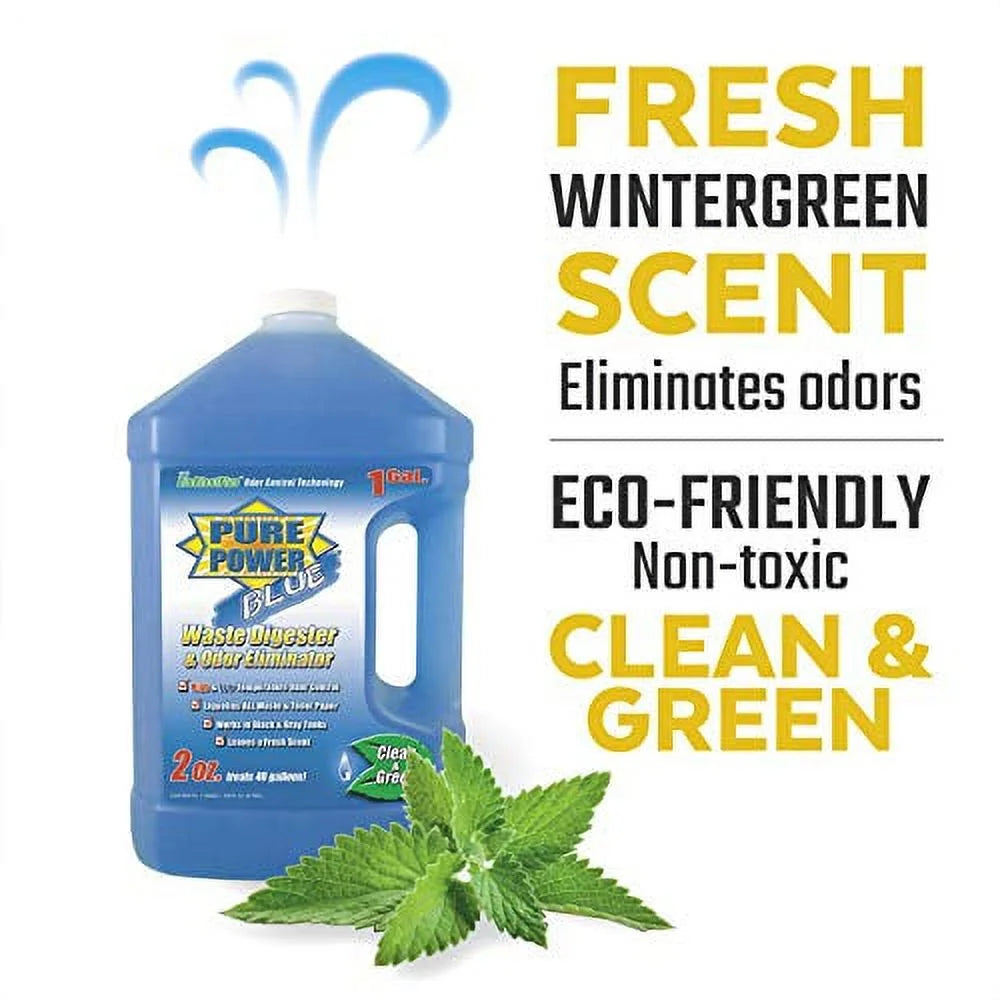 Blue Waste Digester and Odor Eliminator - 128-Ounce Bottle D5547