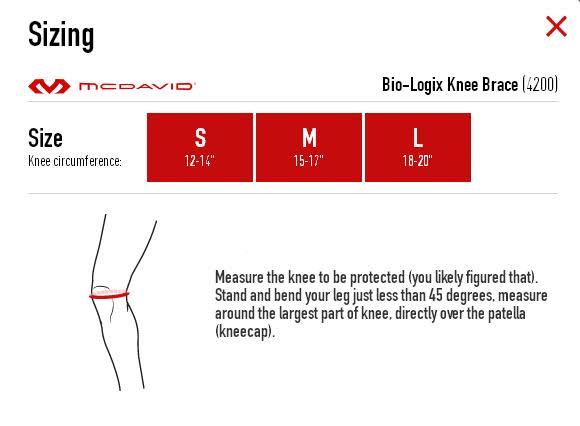 Black Knee Brace F5038