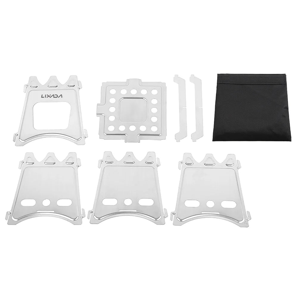 Compact Folding Wood Camping Cooking Picnic G952