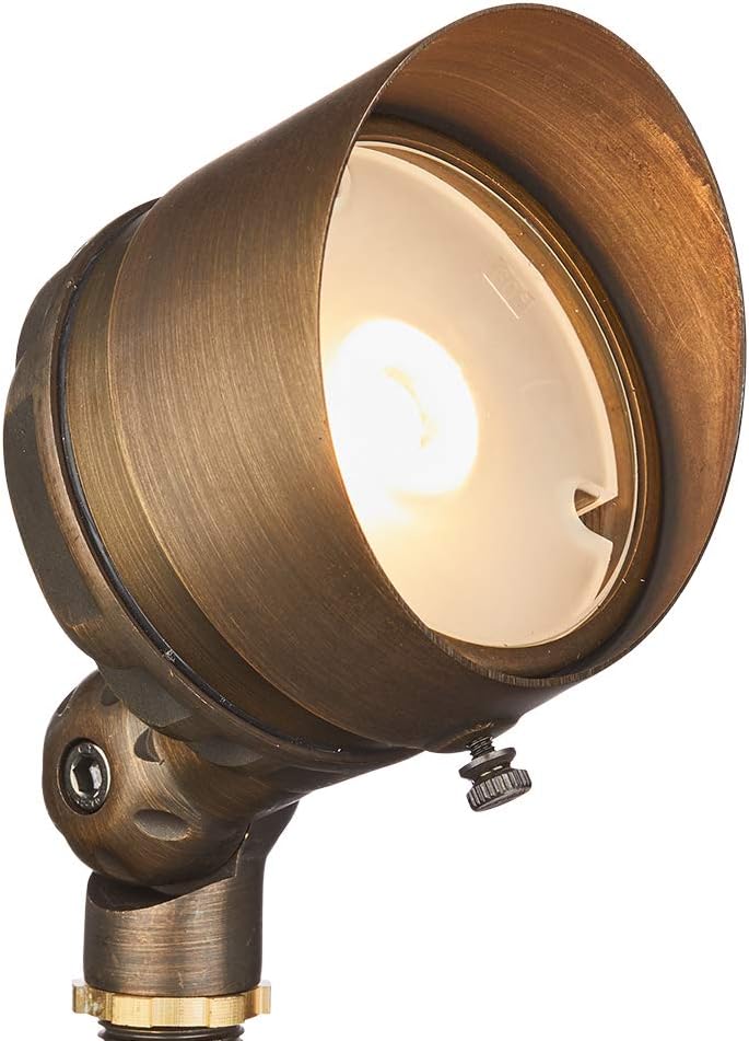 Bronze Cast Brass Outdoor Spotlight V342
