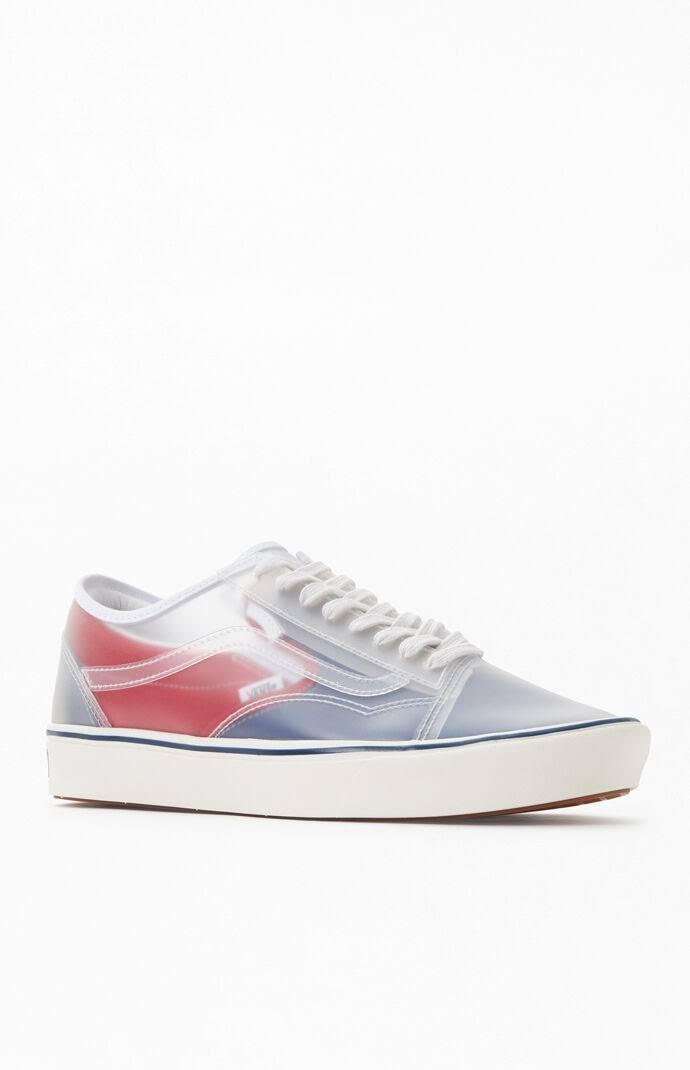 Canvas ComfyCush Slip-Skool True Navy Red Shoes K591