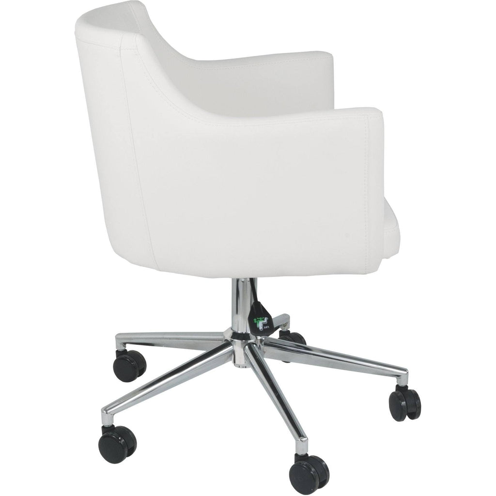 White Swivel Desk Chair L427242