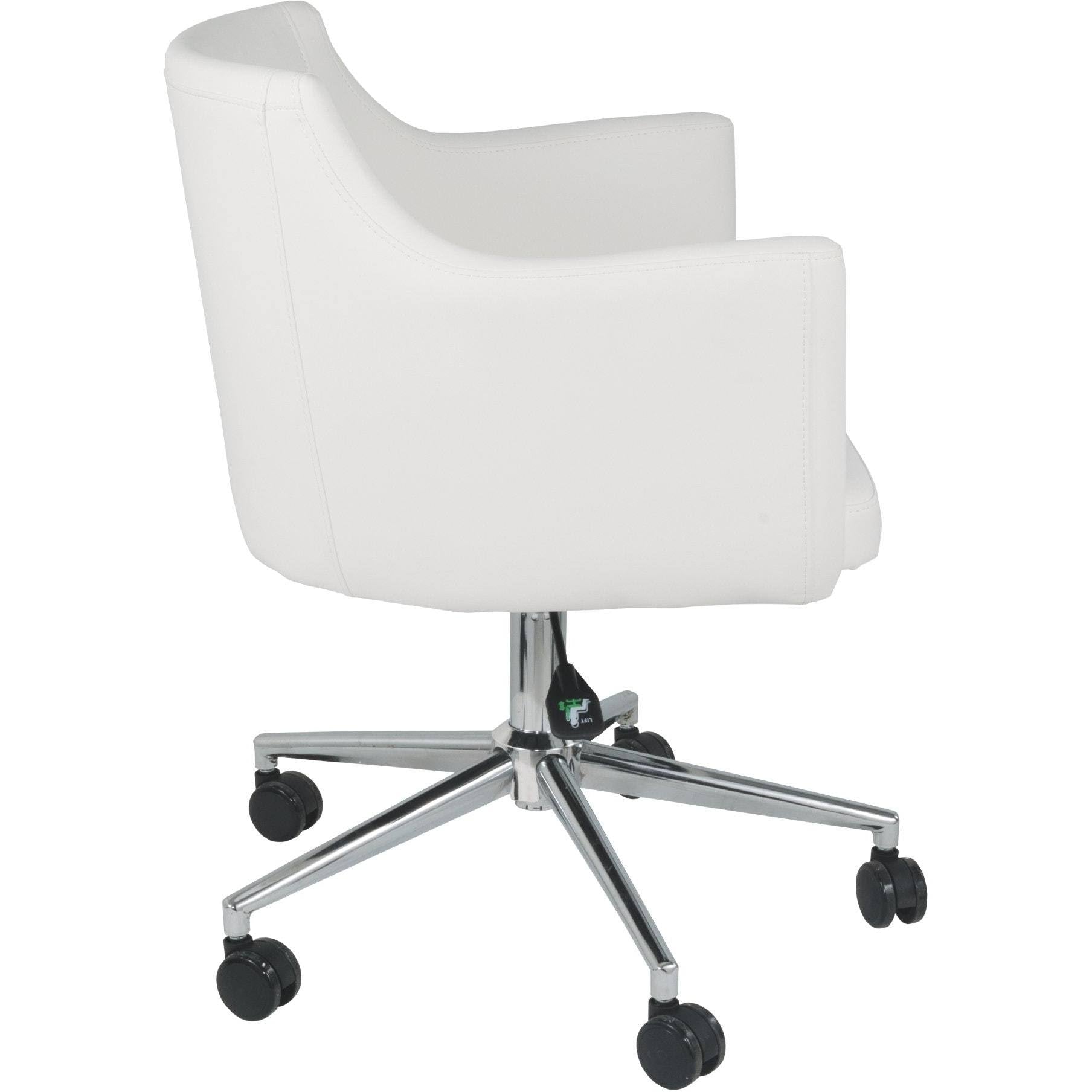 White Swivel Desk Chair L427242