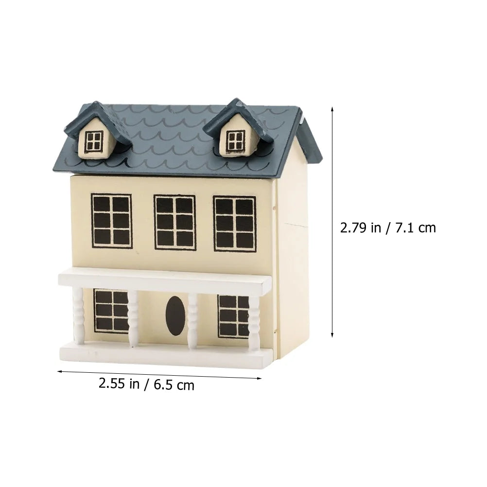 Miniature Wooden House Model D1913