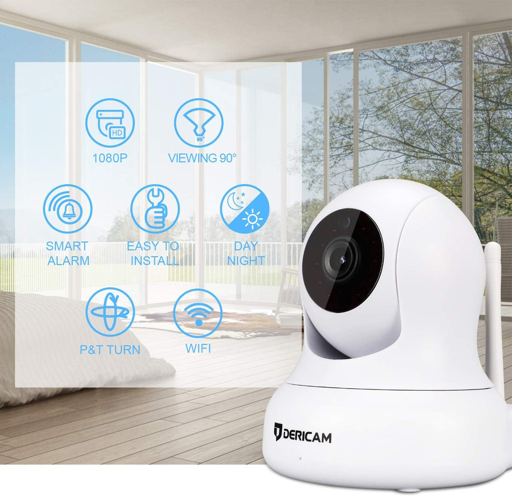 White 1080P Home Security Camera S940833