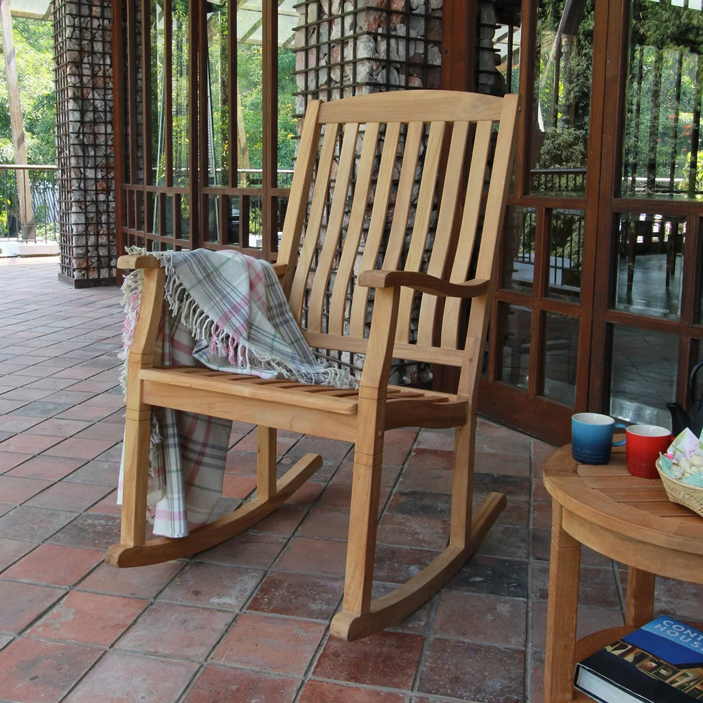 Teak Rocking Chair Set X98006