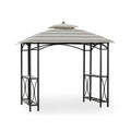 Stripe Stone Replacement Canopy Top Cover for Grill Gazebo J78541