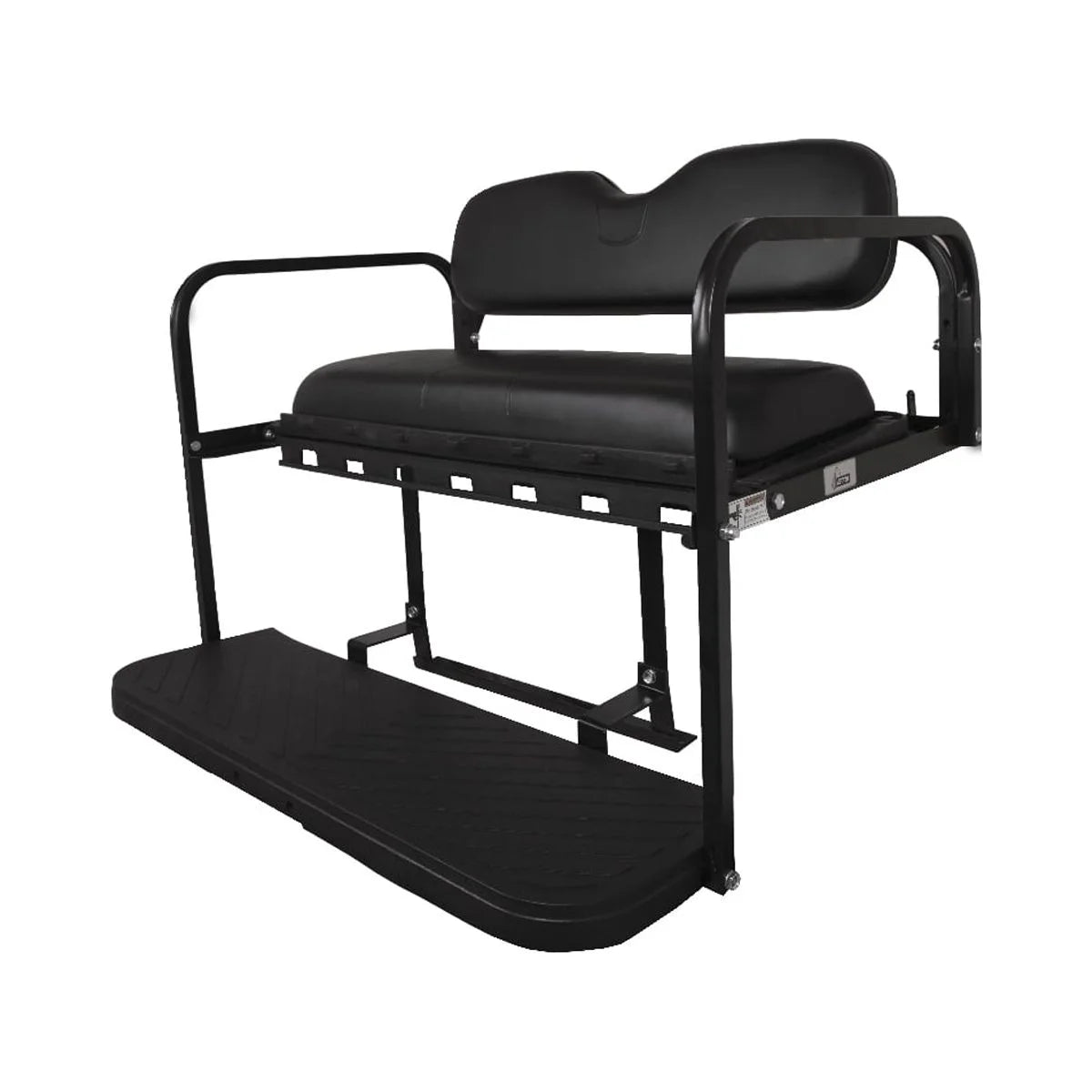 Black Rear Flip Seat for E-Z-GO TXT Golf Cart E576