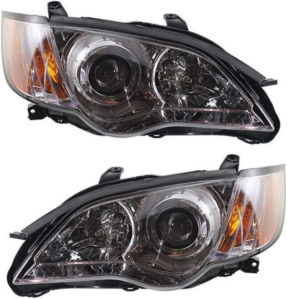 Pair Headlight Assembly for Subaru Legacy 2008 2009 G359
