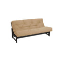 Khaki Full Dual Memory Foam Futon Mattress L136626