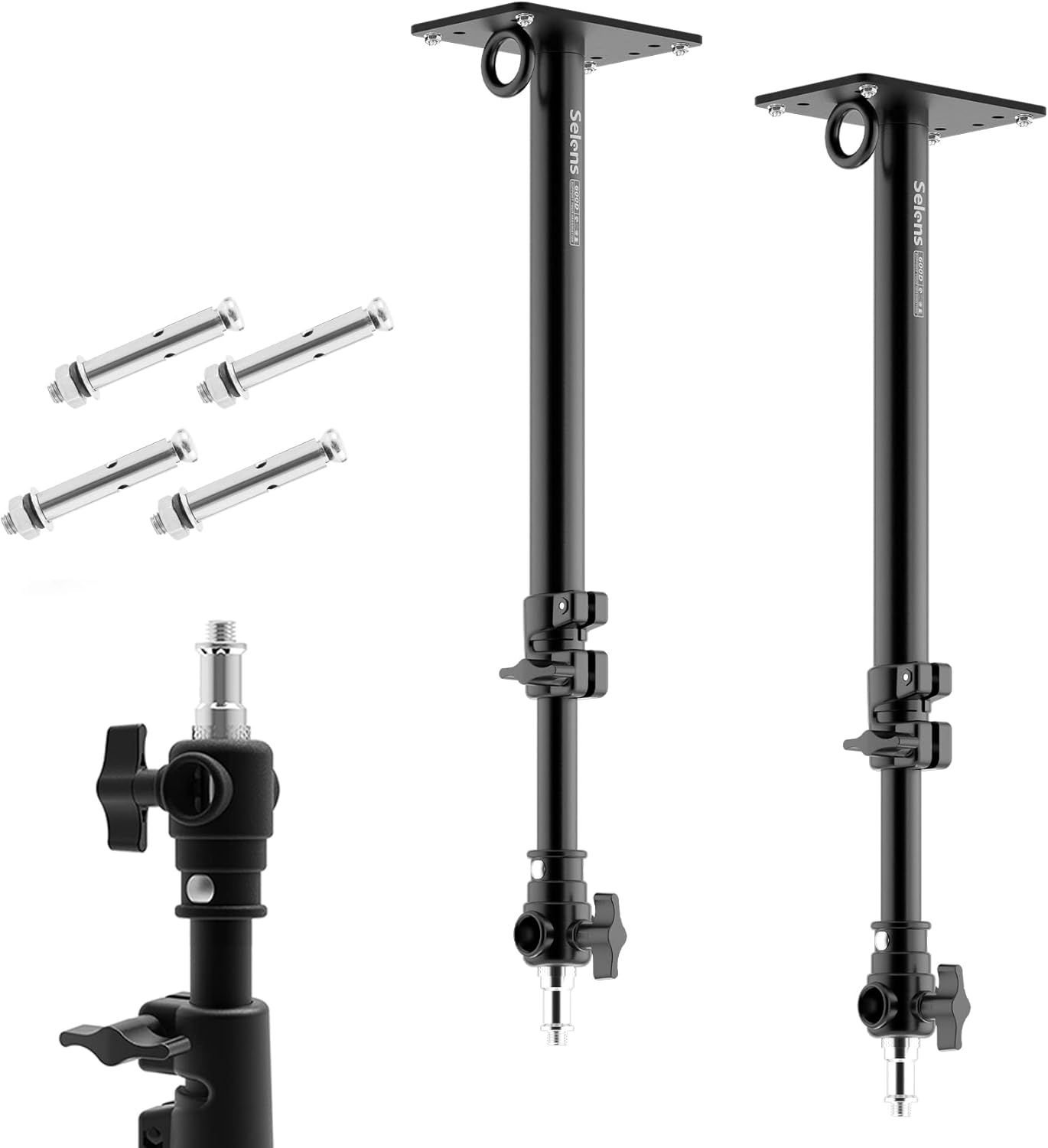 2 Pack Camera Mount Boom Arm with 3/8 1/4 Thread C72149