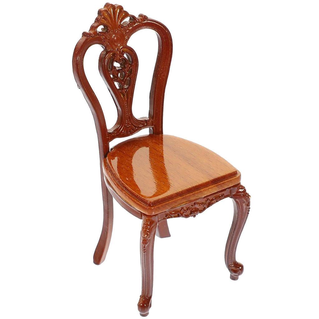 Miniature Metal Wood Chair Model G546842