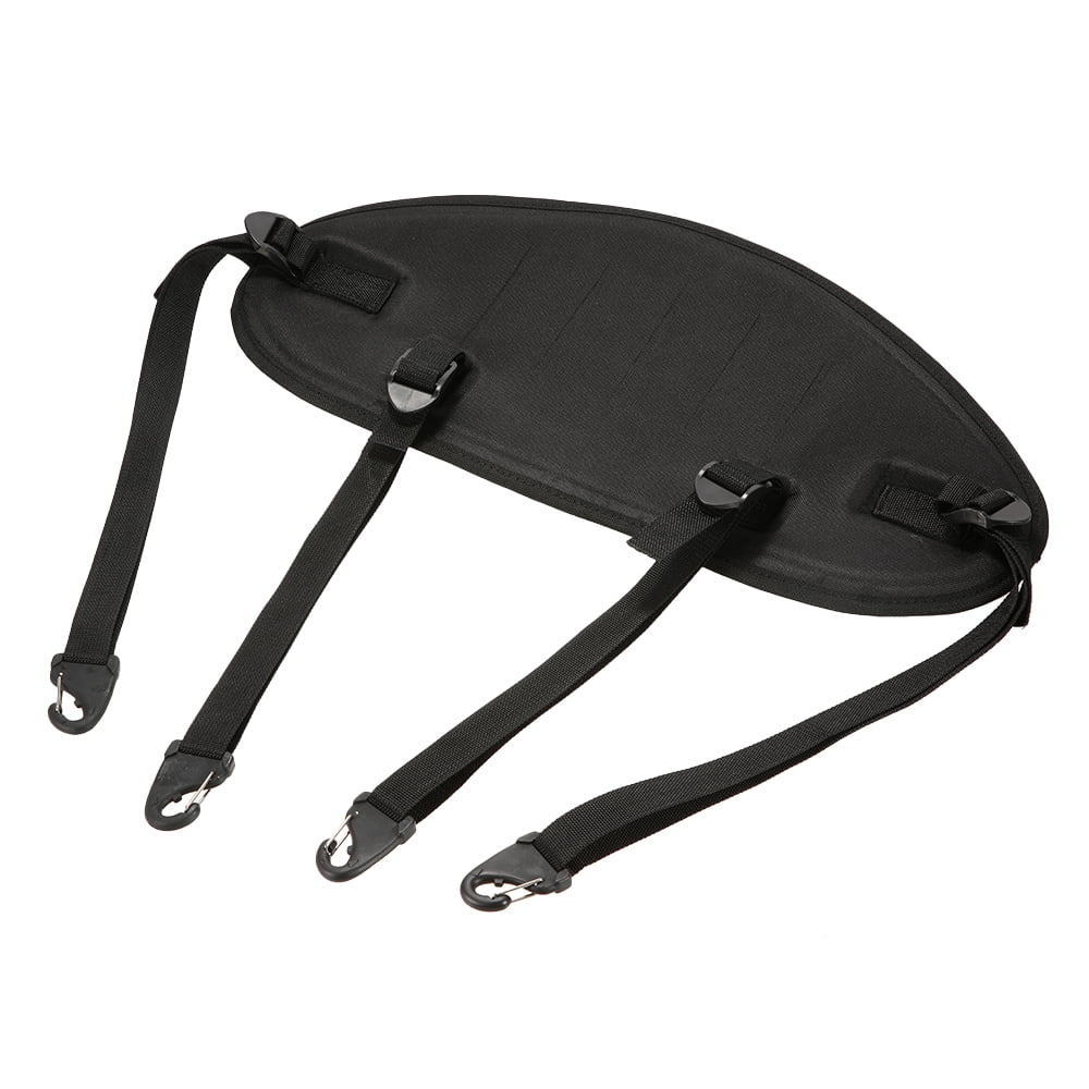 Black Adjustable Kayak Seat Backrest with Back Pad H8392