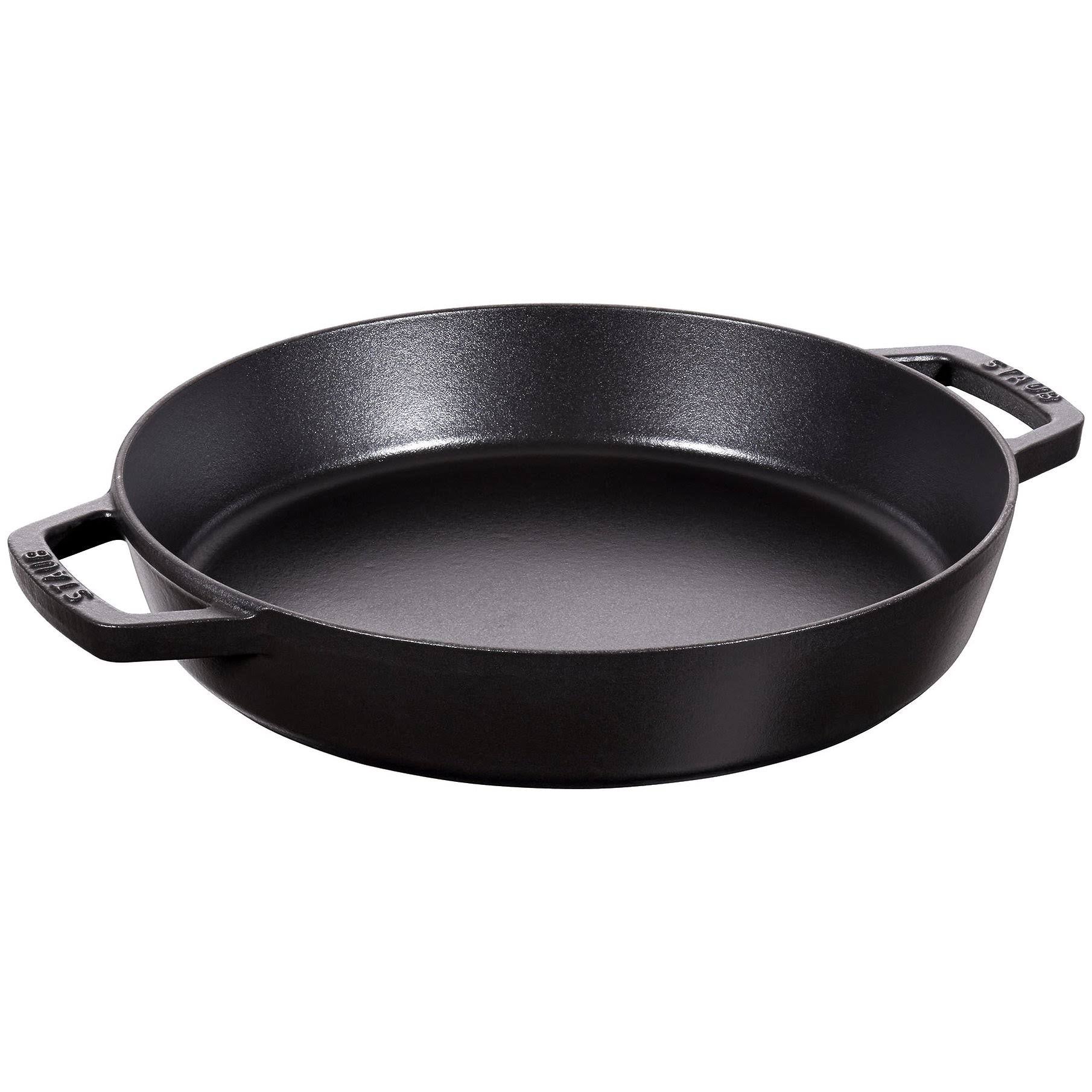 Cherry Cast Iron Double Handle Fry Pan E9781