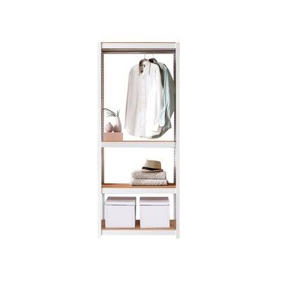 White Walk-In Closet System Tower M9892