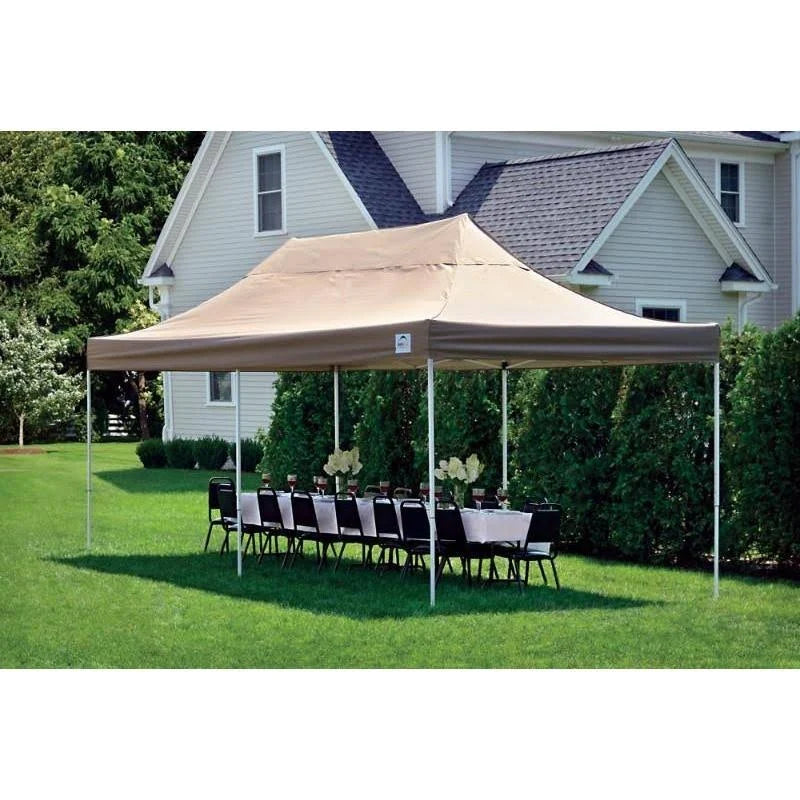 Red 10' x 20' Straight Leg Pop-Up Canopy C388556