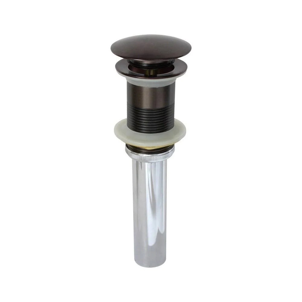 Oil Rubbed Bronze Bathroom Ensemble with Vessel Sink, Waterfall Faucet, Pop-Up Drain L70903